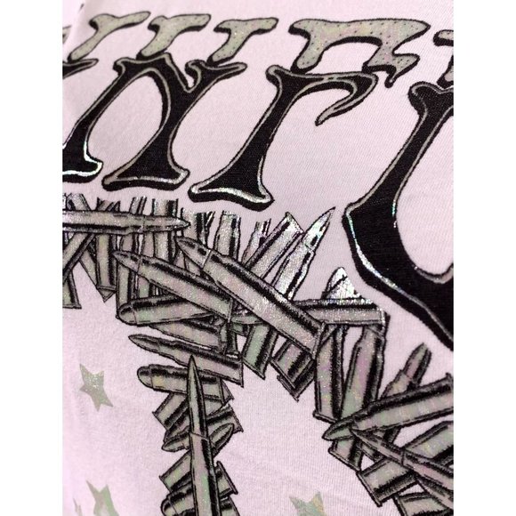 Sinful AFFLICTION Women's S/S T-Shirt PEACE & LOVE - Picture 5 of 6